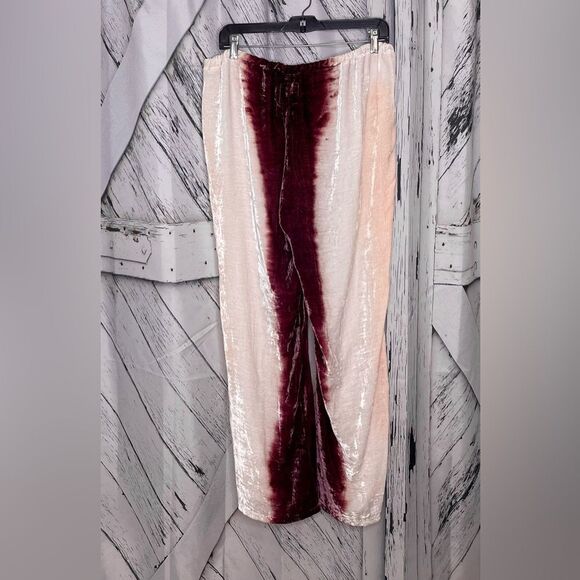 Chaser Tie Dye Crushed Velvet 2 Pieces Pants Set L - Picture 8 of 10